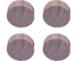 Set van 4 Houten Meubelverhogers 3 cm - Robuuste Liftblokken voor Bed, Bank en Bureau