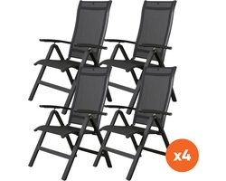 Set van 4 - Kettler Altura Curve aluminium standenstoel