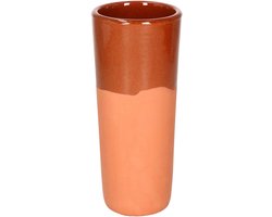 Set van 4 klei mokken 330ml gedeeltelijk geglazuurd - 12968