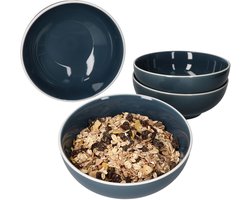 Set van 4 kommen Linus Blauw - 403947