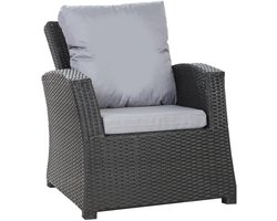 Set van 4 Kussen Sets voor Rotan Tuinmeubelen, Lichtgrijs