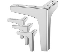 Set van 4 metalen meubelpoten 15 cm voor doe-het-zelf meubels - sterk en duurzaam