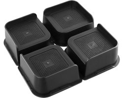 Set van 4 meubelverhogers 5cm - bed, bank, bureau, stoel, L-vormig ontwerp - max. 2700kg draagvermogen