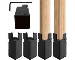 Set van 4 Meubelverhogers - Verstelbare Klemmen voor Extra Bergruimte