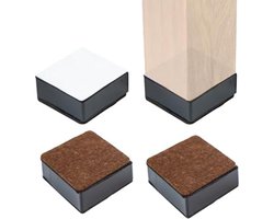 Set van 4 Meubelverhogers - Zelfklevende Verhoogblokken voor Stoelen en Tafels