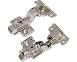 Set van 4 Onzichtbare Keukenkast Scharnieren met Soft Close en 3D-Steloptie - 110° Openingshoek