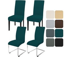 Set van 4 Rekbare Stoelhoezen voor Schommelstoelen, Universele Eetkamerstoelen, Wasbare en Verwijderbare Bescherming voor Keuken, Feest, Bruiloft en Restaurant