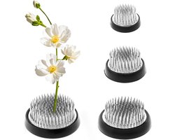 Set van 4 Roestvrijstalen Tuinaccessoires met Rubberen Dichting, Antislip en Gemakkelijk te Gebruiken voor Thuis, Kantoor en Bloemist