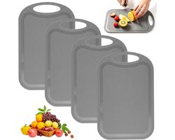 Set van 4 Snijplanken voor Groenten en Fruit - Ideaal voor Ontbijt en Keuken Gebruik