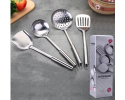 Set van 4 stuks keukengerei