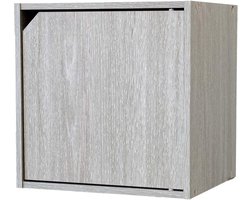 Set van 4 Tuin Stenen met Boekenkast-Design voor Wandmontage of Plaatsing in Aarde