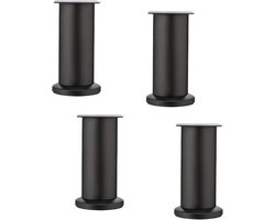 Set van 4 Verstelbare Metalen Tafelpoten voor Bureau en Kast - Diverse Hoogtes