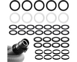 Set van 40 afdichtringen, rubberen afdichtingen voor sifons, keukens, badkamers en afvoeren (40-56 mm)