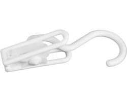Set van 5 blauwe of witte Fackelmann Tecno klemhaken
