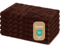 Set van 5 zachte en absorberende gastendoekjes 30 x 50 cm van 100% katoen