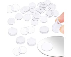 Set van 50 transparante glazen tafel bumpers - 20mm en 25mm rubberen zuignappen - Ideaal voor glazen tafelbladen en wanden, bescherming en stabiliteit