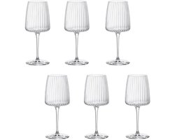 Set van 6 Chardonnay Wijnglazen 37,4 cl voor Witte Wijn