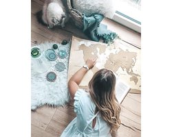Set van 6 decoratieve onderzetters voor glas, kopjes, vazen en kaarsen - ideaal voor houten, glazen of stenen eettafels