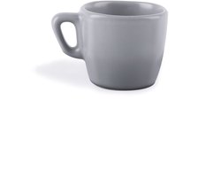Set van 6 Grijze Espresso Kopjes - 70ml - Steengoed Keramiek