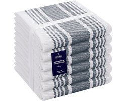 Set van 6 Groene Keukendoeken - Absorberend en Sneldrogend 40,6 x 66 cm