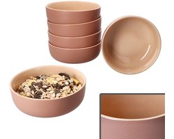 Set van 6 Jasper aardewerk poederkommen - 414530