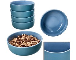 Set van 6 Jasper oceaan blauwe cornflakes kommen - 414370