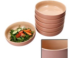 Set van 6 Jasper soepborden in steengoed - 414547