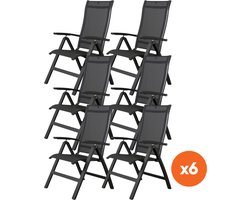 Set van 6 - Kettler Altura Curve aluminium standenstoel