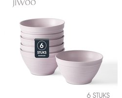 Set van 6 Kommen (Ø 11,8cm / 350ml) Ontbijtkommen, Mueslikom, Soepkom, serviesset 6 persoons, Geschikt voor restaurants, hotels, banketten, familiefeesten, en picknicks, Magnetron-vaatwasserbestendig, Keramiek
