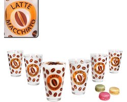 Set van 6 Latte Macciato 310ml Cremona Orange 12.9 cm - Ritzenhoff 0806137