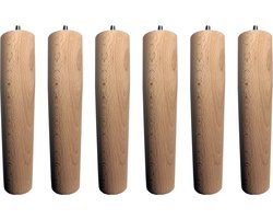 Set van 6 poten