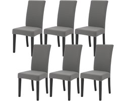 Set van 6 Rekbare Stoelhoezen voor Eettafel