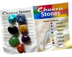 Set van 7 Chakra stenen met uitleg - Chakra - Healing - Spiritueel - Energy