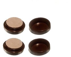 Set van 8 Antislip Meubel Meubeldopjes met Vilt Onderkant voor Stoelpoten en Tafels