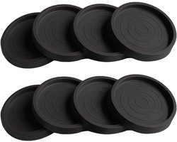 Set van 8 antislip meubelpotenbeschermers - siliconen pads voor houten vloeren - Beschermers voor meubelpootjes - Rond voor tapijt en houten vloer