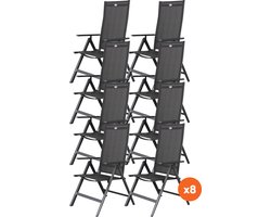 Set van 8 - Hartman Napoli verstelbare stoel