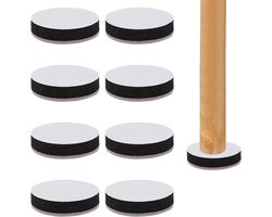 Set van 8 zelfklevende meubelverhogers van 6 cm, ideaal voor bedden en tafels, gemaakt van koolstofstaal, verhoogt meubels en beschermt vloeren