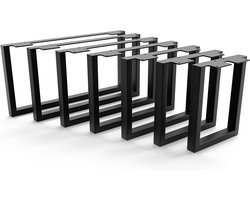 Set van Hoge Metalen Meubelpoten voor Kast Bank en Dressoir