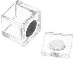 Set van transparante magnetische sluitingen voor deuren, kasten en glasdeuren - zelfklevende sluitingen en handige accessoires voor optimaal gebruiksgemak