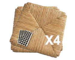 Set van vervangende zitting en bodemframe voor stoelen met viltglijders (4 stuks)