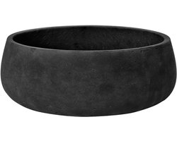 Set van Zwarte Potten met Washed Effect voor Binnen en Buiten