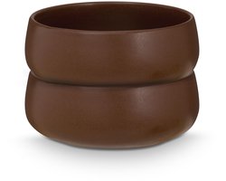 Set/2 Bowls Ceramic Brown 16cm