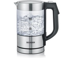 Severin WK 3458 Glazen Waterkoker Mini 0,5L - Multi temp. 1100W