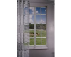 Sevilla gordijn off-white 140 cm x 260 cm burn-out curta