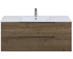 Seville Badmeubelset 120 cm - 2 Laden Tabacco Edge Greep - Wastafel Enjoy Enkel