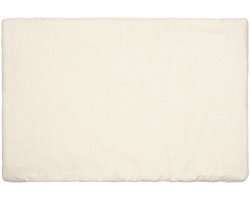 Sevira Kids - Omkeerbaar plat kussen van gewassen linnen - Beige 35 x 40 cm