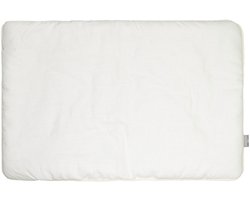Sevira Kids - Omkeerbaar plat kussen van gewassen linnen - Ecru 35 x 40 cm
