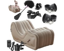 Sex Kussen - Sex Stoel - Seks Kussen - bdsm Meubels - Sex Sofa – Sexmeubel – Seks Stoel - Sex Chair – Seksstoel met Attributen – Voor Mannen & Vrouwen – Seksspeeltjes Inclusief Zweep en Blinddoek - Discreet Verzonden