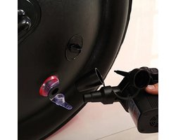 Sex Stoel - Erotiek toys - Sex stoel - Inclusief Handboeien, Pomp - Draagkracht tot 200kg - Zwart/Rood