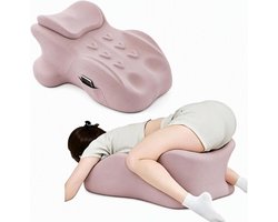 Sexkussen voor Koppels - 27° Ergonomisch Wigkussen - Memory Foam - Intiem Kussen voor Comfort & Ondersteuning - Voor Heupen, Rug, Taille & Nek - Ook als Leeskussen en Steunkussen voor Bed - Roze